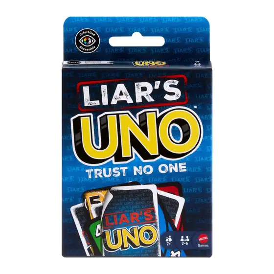 Jogo de cartas UNO LIAR'S - Mattel Jlh43