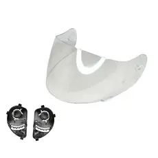 VISEIRA CAPACETE PEELS SPIKE COMPATIVEL - CRISTAL + KIT REPARO