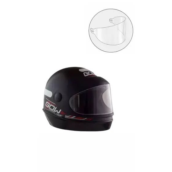 VISEIRA GOW INTERLAGOS CRISTAL COMPATÍVEL 0,80MM – MOTOVISÃO