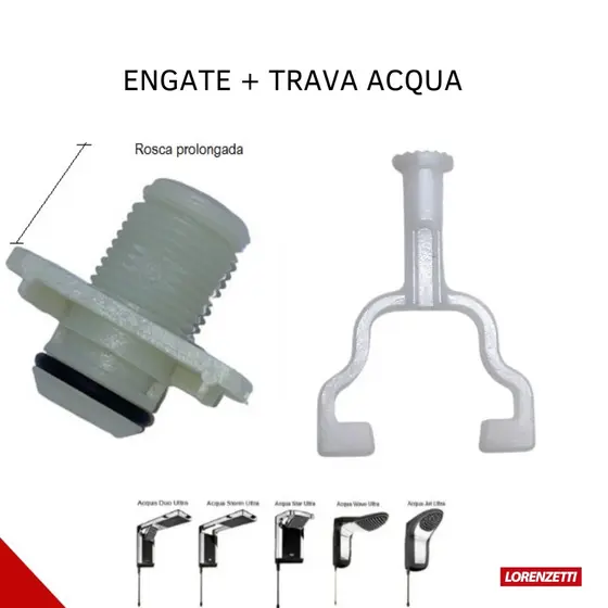 Niple Engate Rapido Com Trava Para Chuveiro Acqua Ultra Storm Star Duo