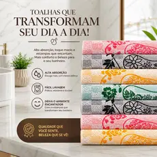 Kit 10 Tapetes Toalhado  para Piso banheiro  100% Algodão 40x60cm – Estampado Pézinho