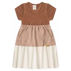Vestido Infantil Feminino Verão - Meia Malha 100% Algodão