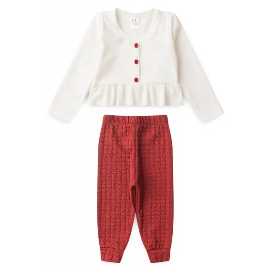 Conjunto Bata e Calça Bubble