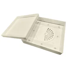 Ralo Oculto 15 x 15 Invisível Universal Sifonado Bege Claro MultiCerto