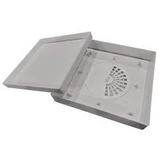 Ralo Oculto 15 x 15 Invisível Universal Sifonado Cinza Claro MultiCerto