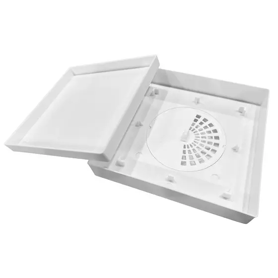 Ralo Oculto 15 x 15 Invisível Universal Sifonado Branco MultiCerto