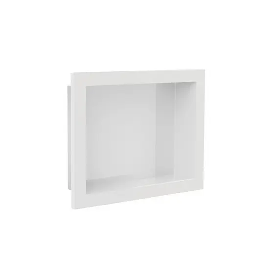 Nicho Para Banheiro Embutir Plástico Branco 30x40cm Metasul