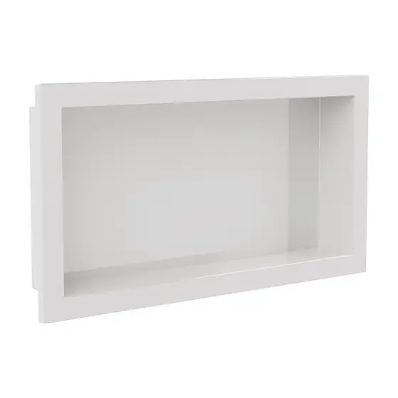Nicho Para Banheiro Embutir Plástico Branco 30x60cm Metasul