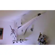 suporte concorde 10316 lego display aviao caça parede wall resistente aeronave