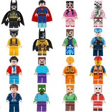 Blocos de construção de bonecos de ação brinquedos infantis