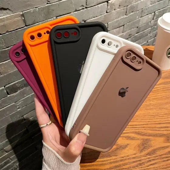 Adequado Para iPhone 7 8 Plus SE x XR Max 11 12 13 PRO Luxo Silicone Líquido Capa Protetora Caso De Telefone