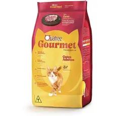 Ração Quatree Gourmet Gatos Adultos sabor Carne 10.1 Kg