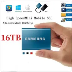 Disco Rígido Externo 16TB HD SSD 30TB USB3.0 Estendido 8TB De Estado Sólido 4TB Portátil 1TB/2TB