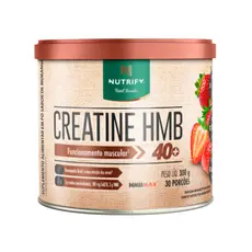Creatine HMB Morango Pote 300g Nutrify