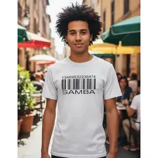 Camiseta Masculina Samba Estampa Código Pagode Algodão Manga Curta Casual Confortável P M G GG