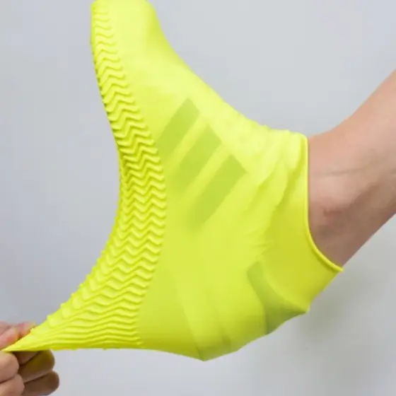 Capa Bota Impermeável Protetor Sapatilhas /Silicone Chuva Água Sapato