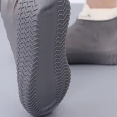 Protetor De Sapato Calçado Silicone Impermeável Para Chuva Tênis Antiderrapante Reutilizável M