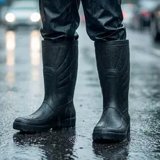 Galocha Masculina Bota PVC Motoqueiro impermeável Unissex Motociclista Industrial Agrícola