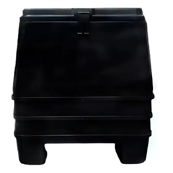 Bau Bauleto Mn3 126l Motoboy Moto Plástico Injetado Preto