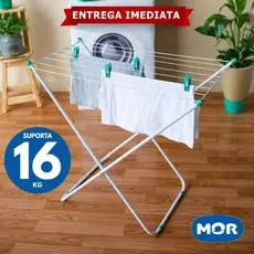 Varal de Chão Mor Reforçado Slim Resistente Inox