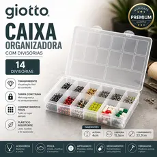 Caixa com Divisorias Nº2 Organizadores acessorios pesca utensilios remedios organizar linha agulhas