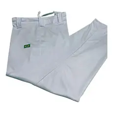 Abadá de Capoeira Calça Tradicional sem elástico com Bandeira do Brasil  infantil e adulto do tamanho 02 ao G4