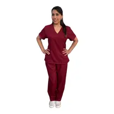 Pijama Hospitalar Feminino em GABARDINE, Scrub, Pijama Cirúrgico, Privativo e Uniforme Enfermagem Acinturado