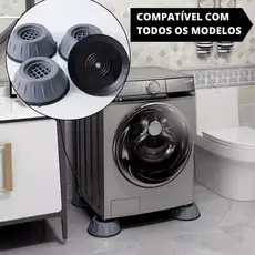 Suporte de Máquina de Lavar Roupa 4 pés Nivelador Anti Vibração