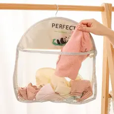 Saco Organizador Bolsa De Malha Para Armazenamento De Roupas Íntimas Suspensas