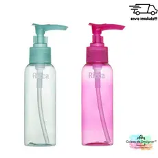 Frasco para Viagem Pump Colors 100ml Ricca