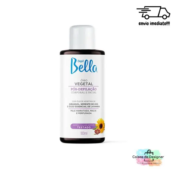 Óleo Vegetal Corporal e Facial Pós-Depilação 100ml Depil Bella