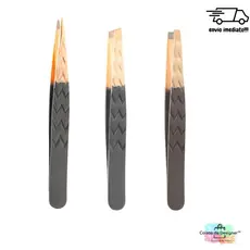 Pinça Black Silver & Gold Aço Inox - Belliz