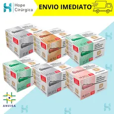 Agulha Hipodérmica 50 ou 100un Descartável DESCARPACK - Diversos Tamanhos