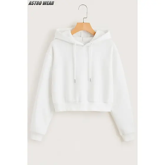 Blusa Cropped Moletom De Qualidade