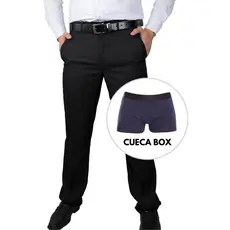 Calça Social Oxford Masculina  + Cueca Box