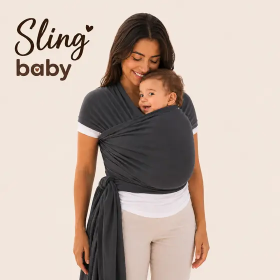 Sling Bebê Canguru Wrap Malha Conforto