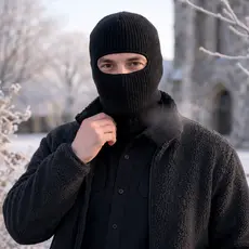 1 a 4 Balaclava Masculina Balaclava Feminina Toca Ninja Motoqueiro Térmica Inverno Forrado