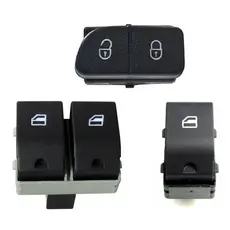 Botão Vidro Elétrico Dianteiro Original Gol Saveiro Voyage G5 G6 G7