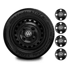 Jogo 4 Calotinhas Rodas VW Gol Saveiro Voyage Parati G1 G2 G3 G4 G5 G6 G7 Aros 13 14 15 4 Furos