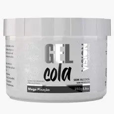 Gel Cola Incolor Vision Barber Shop Mega Fixação 250g - Unidade