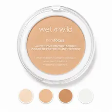 Pó Compacto Finalizador Matte Wet N Wild Cobertura Leve Bare Focus