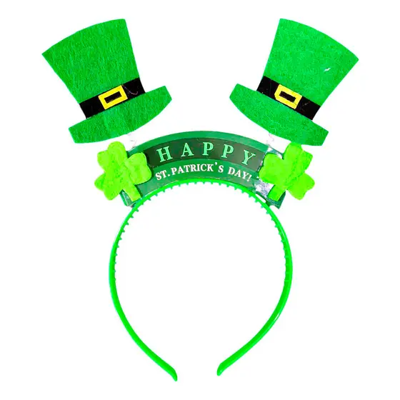 Tiara St Patrick Verde Happy St Patricks Day Trevo