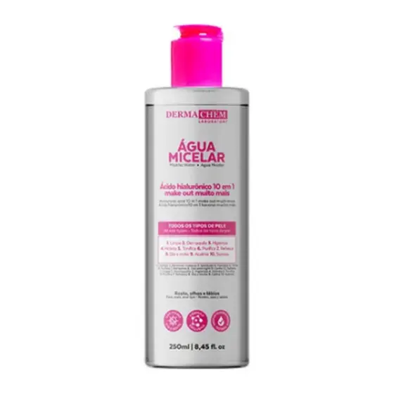 Água Micelar Hialurônico  Dermachem 250ml