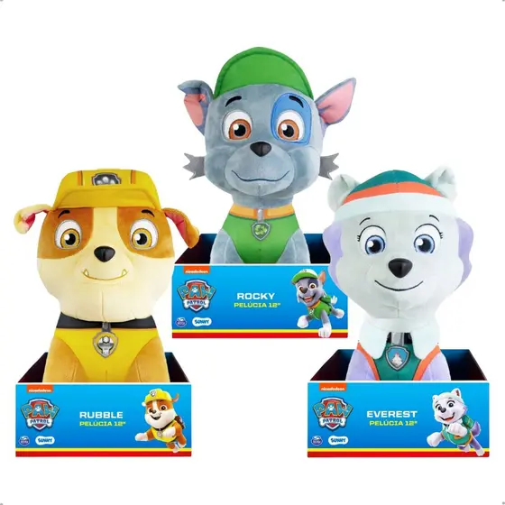 Pelúcia Patrulha Canina Boneco Brinquedo Infantil Tamanho G Original Sunny