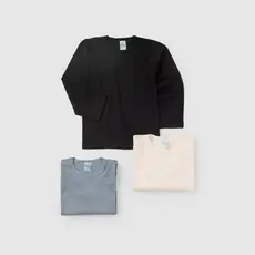 Kit 3 Camisetas Manga Longa Básicas Algodão Infantil Unissex Menino e Menina L26