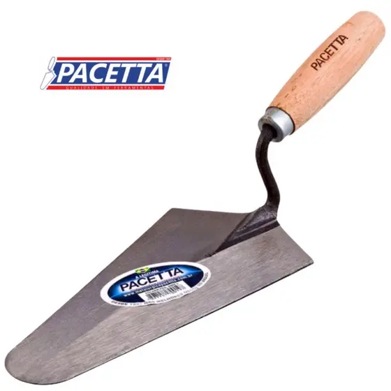 Colher de Pedreiro Pacetta Canto Reto Reforçada 7" 8" 9" 10"