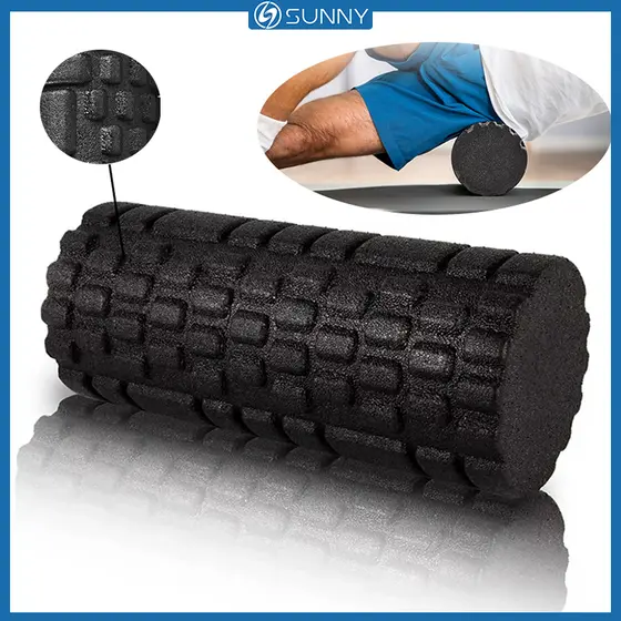 SunnyFit Rolo De Espuma Pontos De Massagem Tecido Profundo Yoga Pilates Fitness Ginásio Exercício Relaxante Muscular