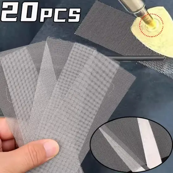 15/20 Pçs Malha De Reparo De Aço Inoxidável Carro Pára-Choques Plástico Buraco Crack Remendos Aparável Fio De Soldagem P