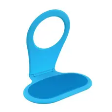 Suporte de Celular Dobrável Bobino para Tomada Turquesa - Universal e Portátil