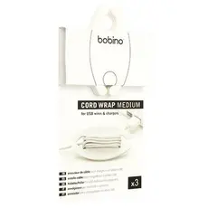 Organizador de cabos e fios médio c/3 branco